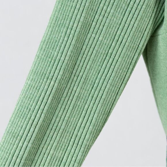 Vintage 70s green knit dress size S/M - Picture 12 of 12